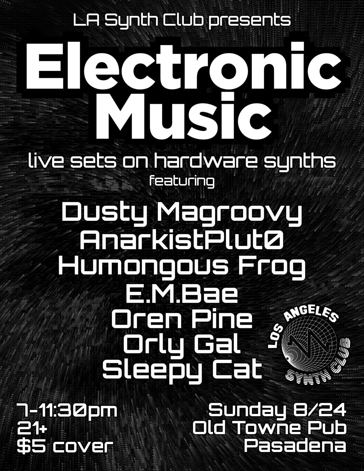 La Synth Club Presents Electronic Music