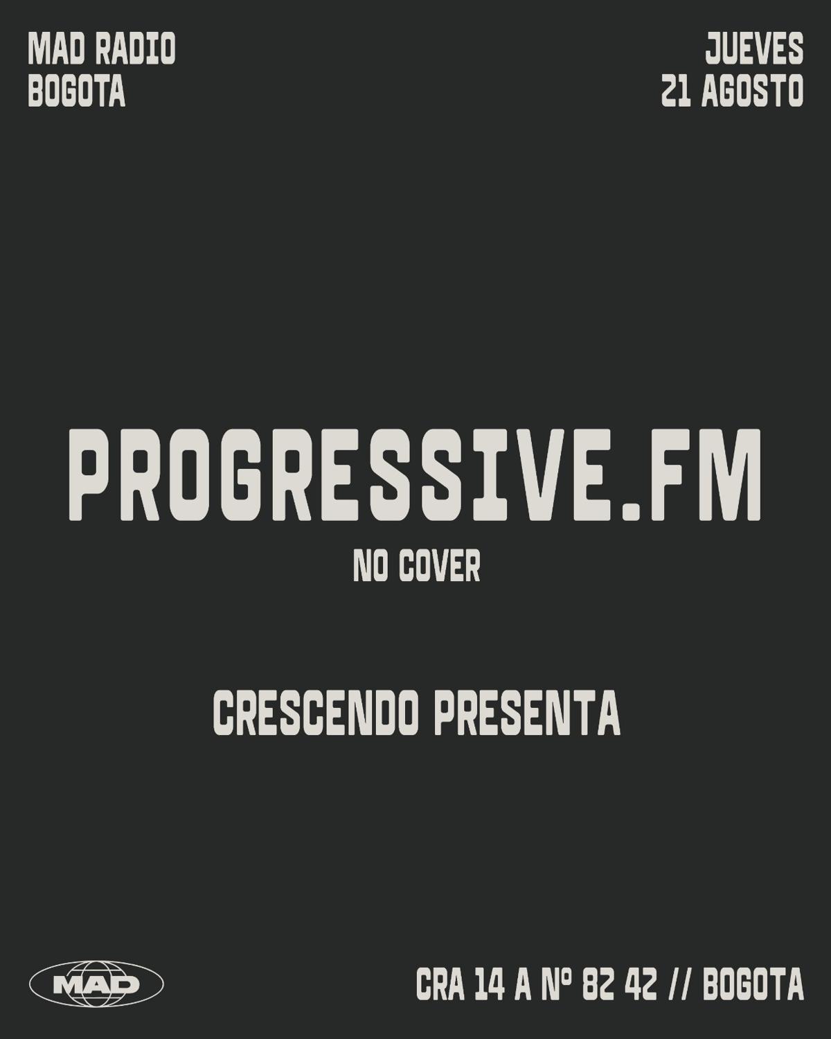 Progressive.Fm / Crescendo: Alex Bessofen