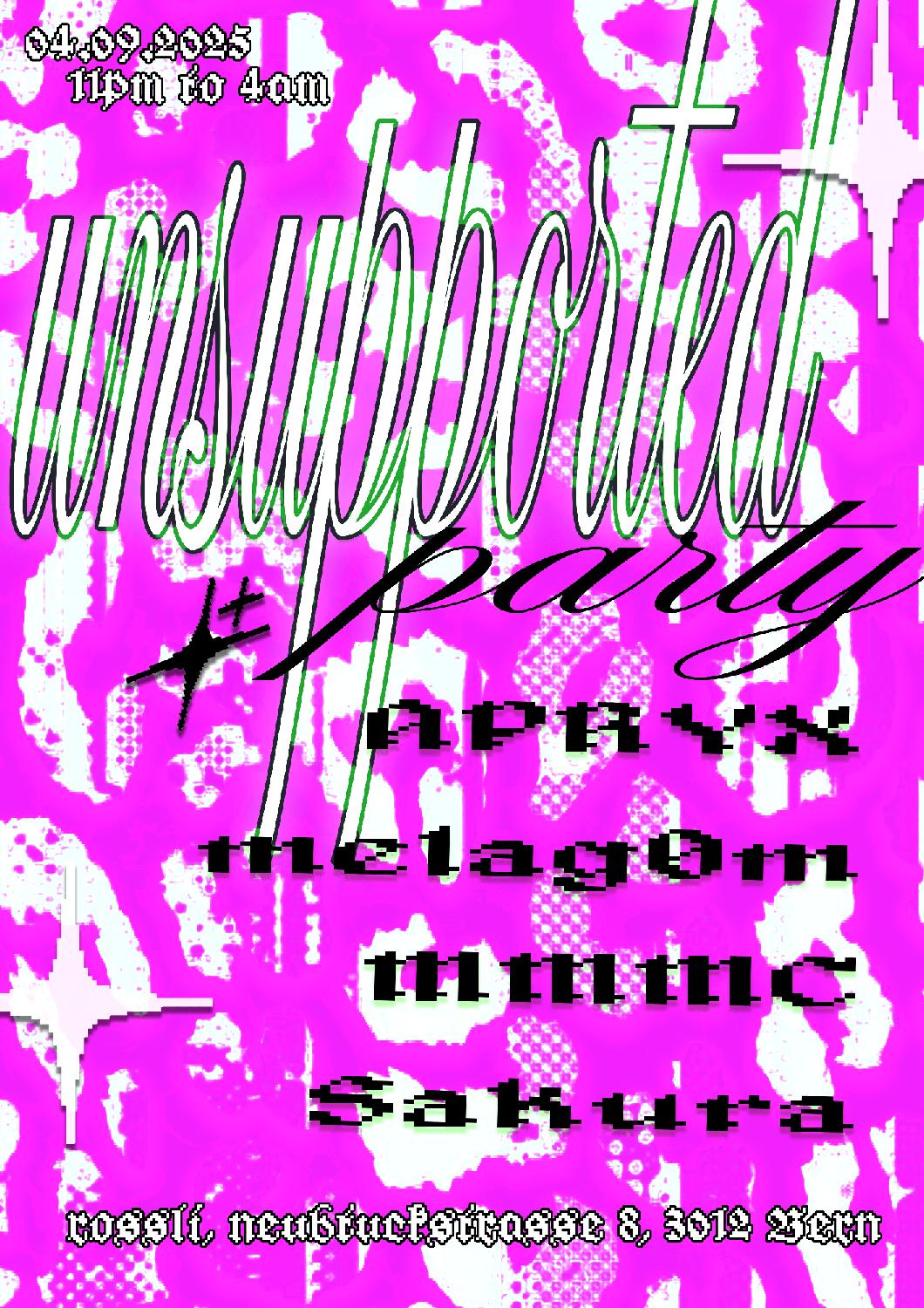 Unsupported Party Format