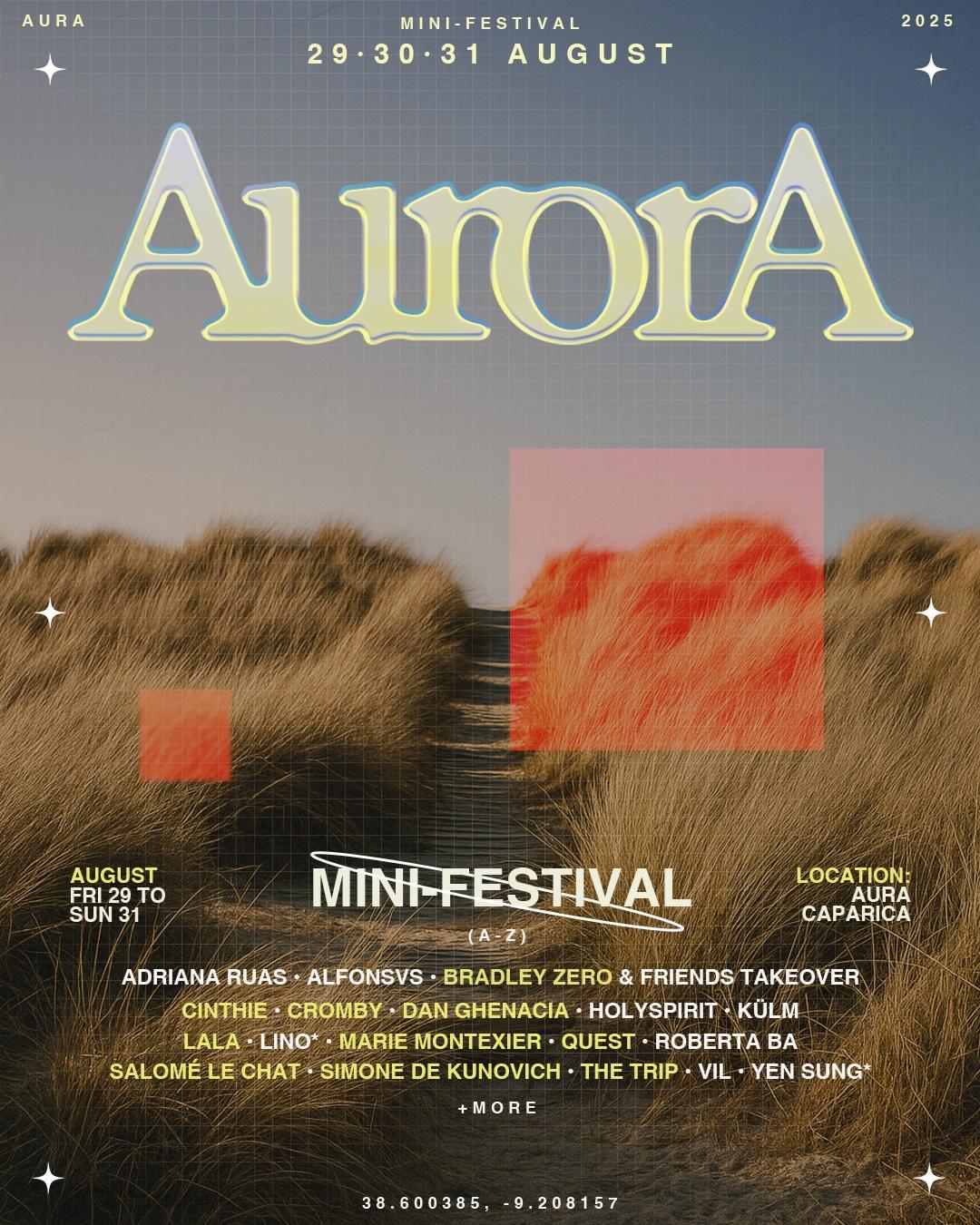 Aurora Mini-Festival By The Beach, Friday To Sunday