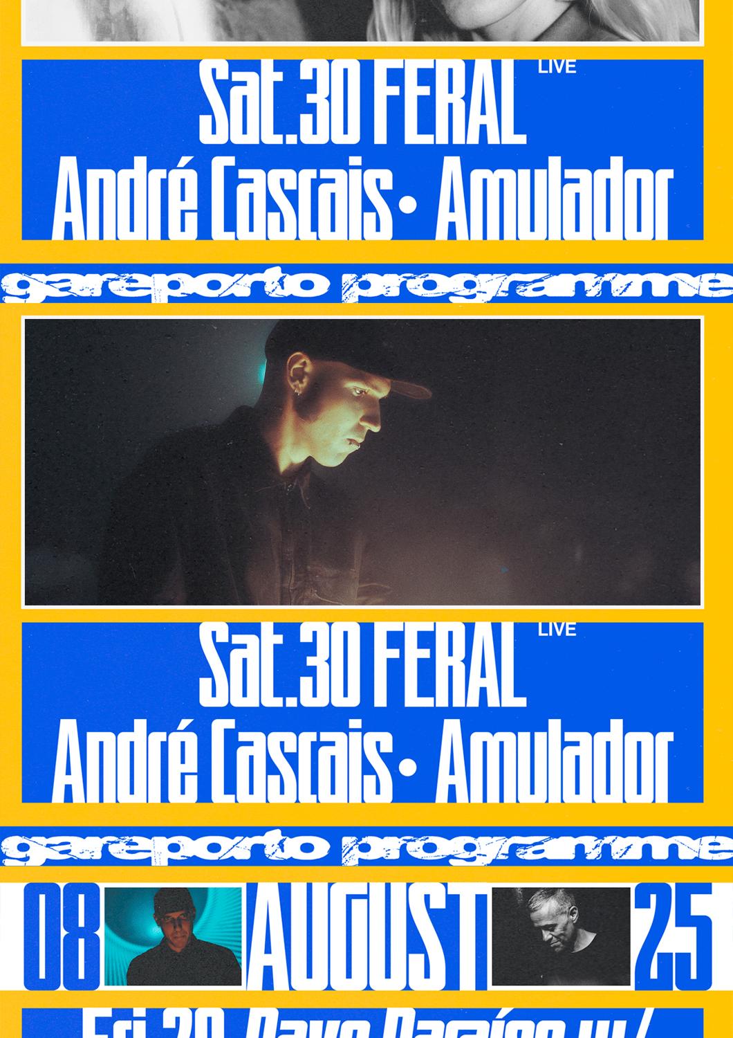 Feral [Live], André Cascais, Amulador