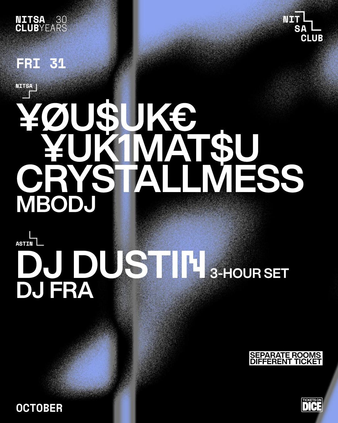 ¥Øu$Uk€ ¥Uk1Mat$U · Crystallmess · Mbodj / Dj Dustin 3-Hour Set · Dj Fra