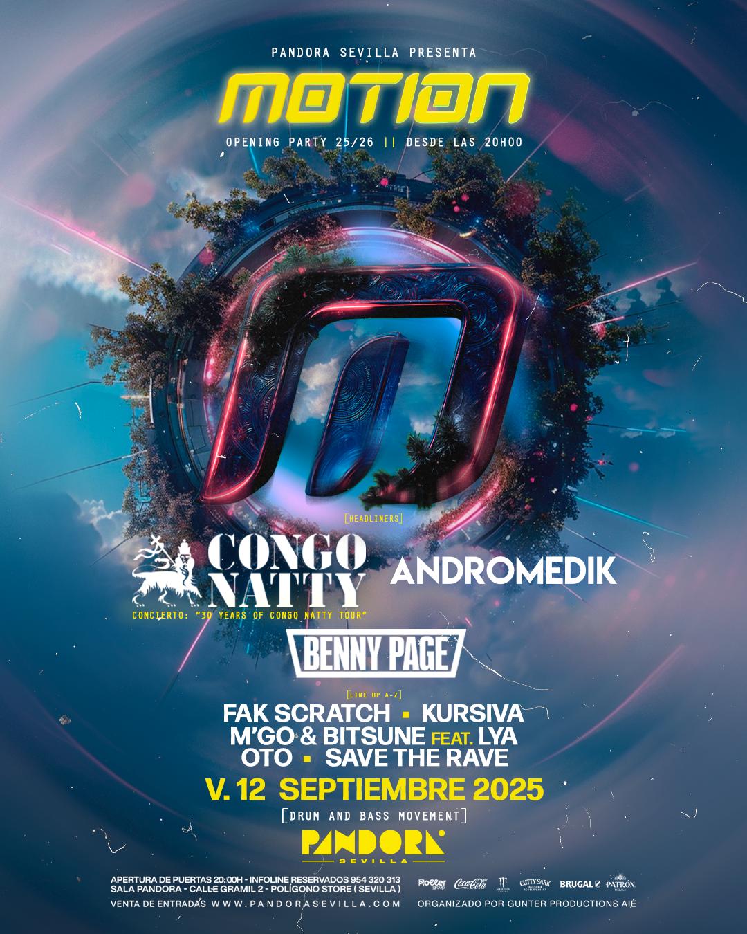 Motion: Congo Natty En Concierto + Andromedik Benny Page