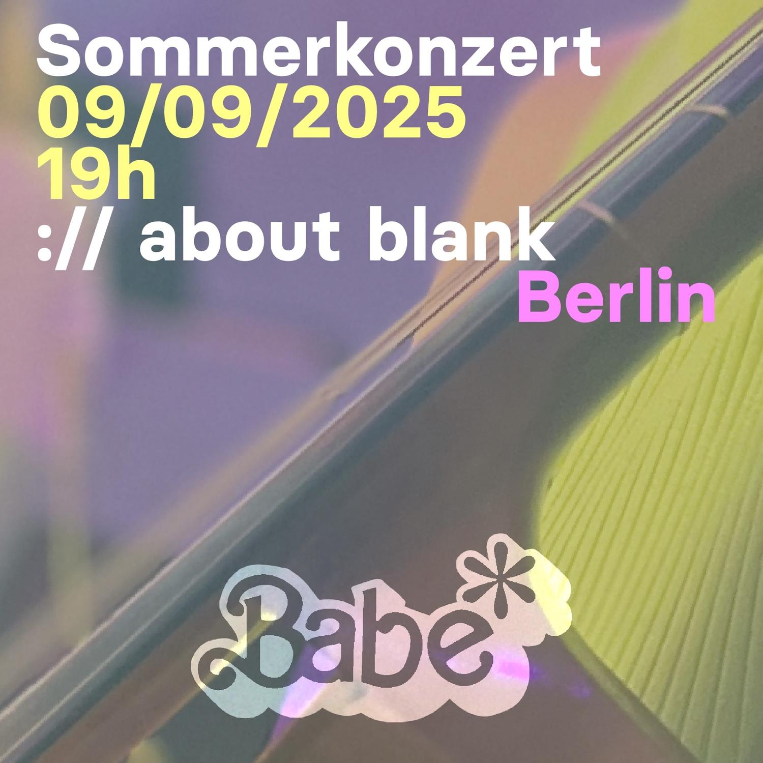 ://Orchestergarten X Babe*