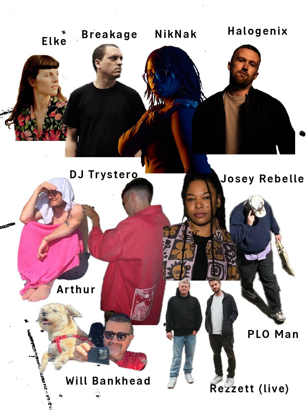 Extended Clubnight - Elke, Breakage, Niknak, Halogenix, Cav Empt
