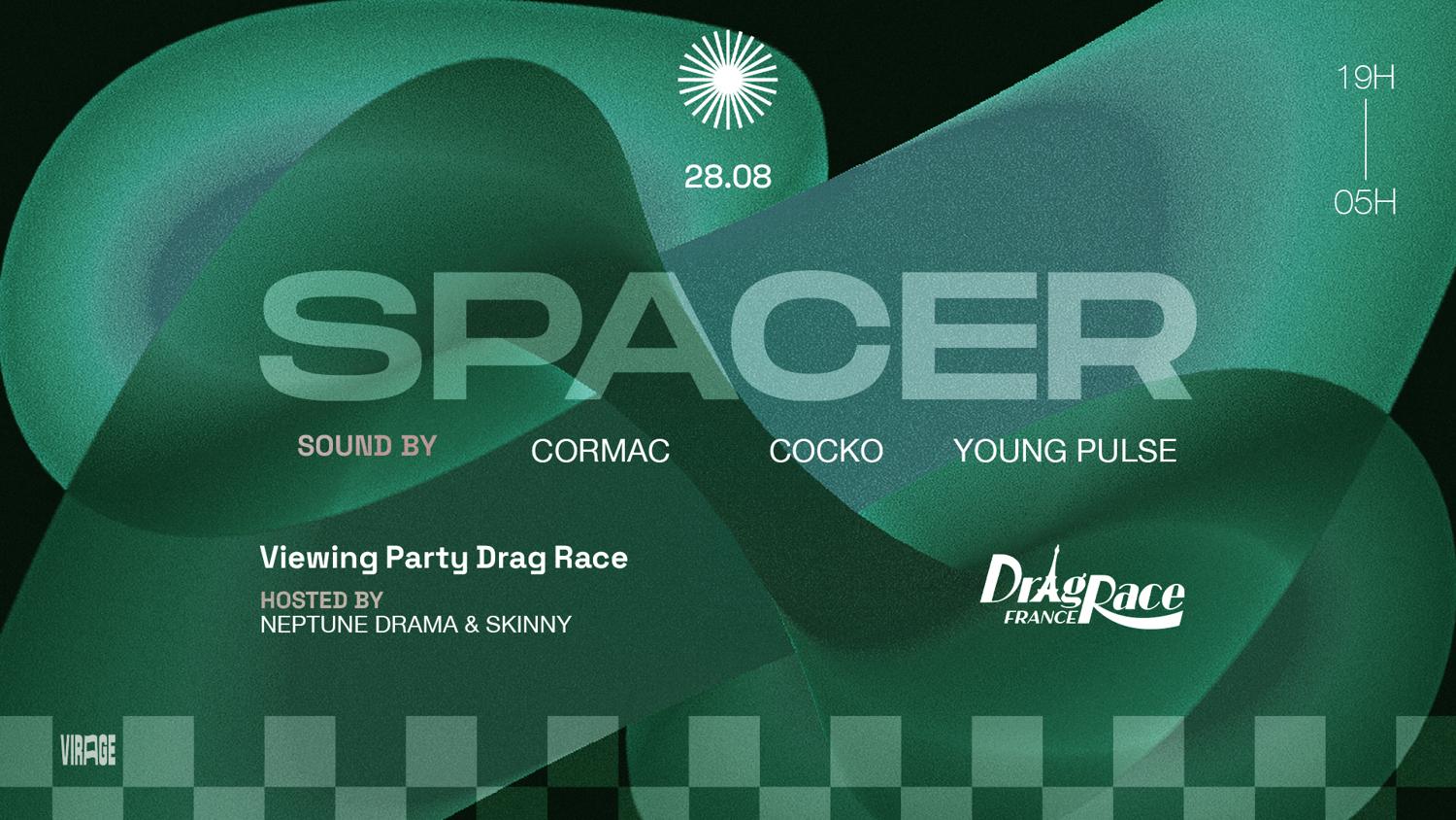 Spacer Viewing Drag Race Party France: Cormac, Cocko & More