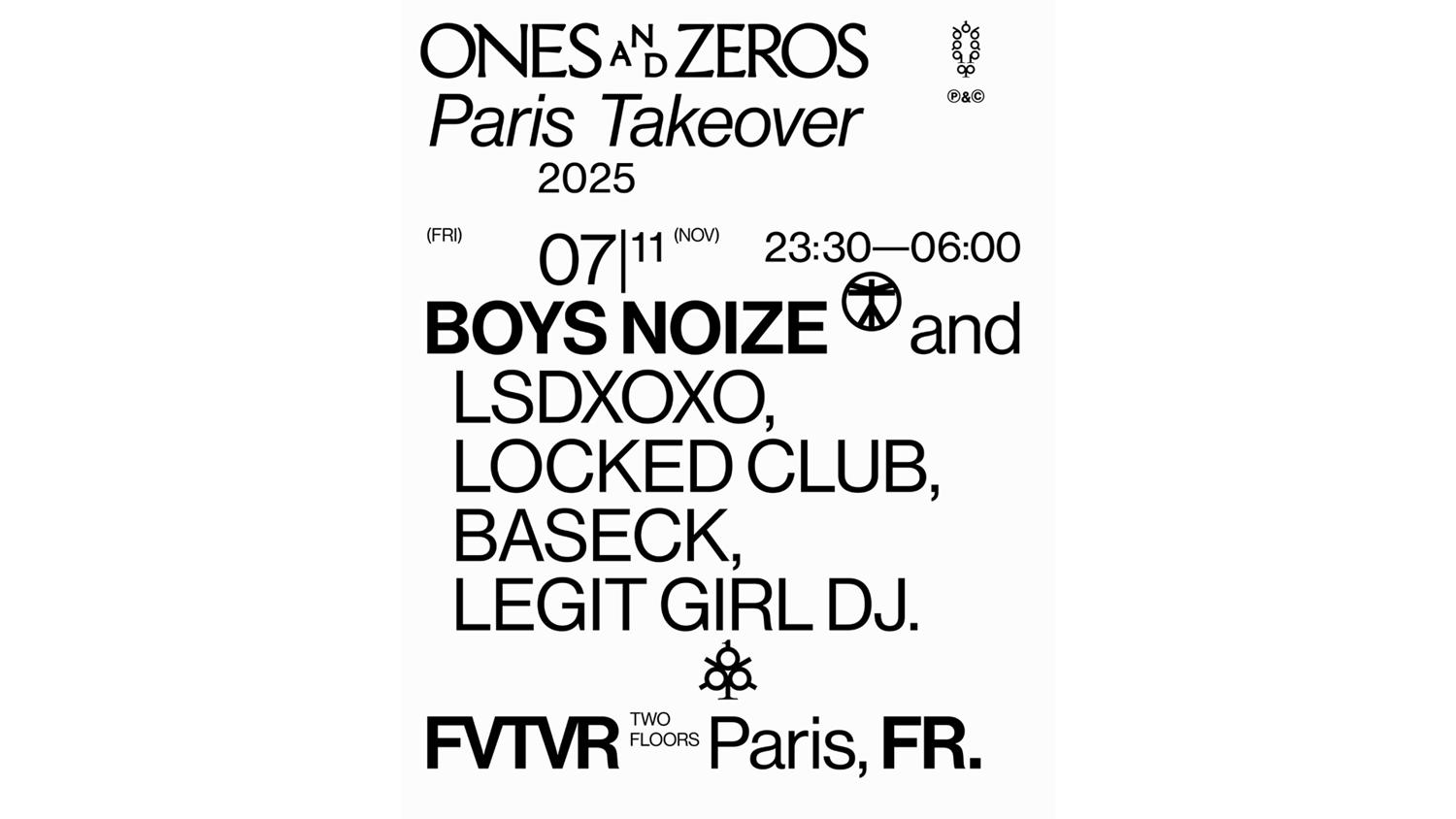 One And Zeros: Boys Noize, Lsdxoxo, Locked Club And More