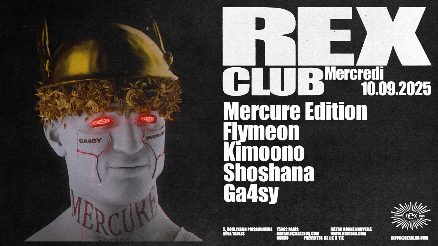 Olympe Rave Mercure Edition: Kimoono, Shoshana, Ga4Sy +Guest
