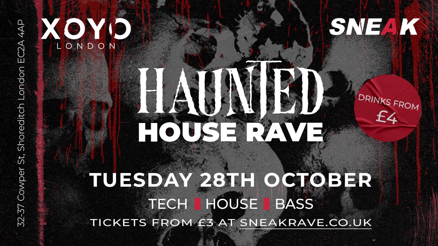 Sneak Halloween Rave 2025 *Final 100 Tickets*