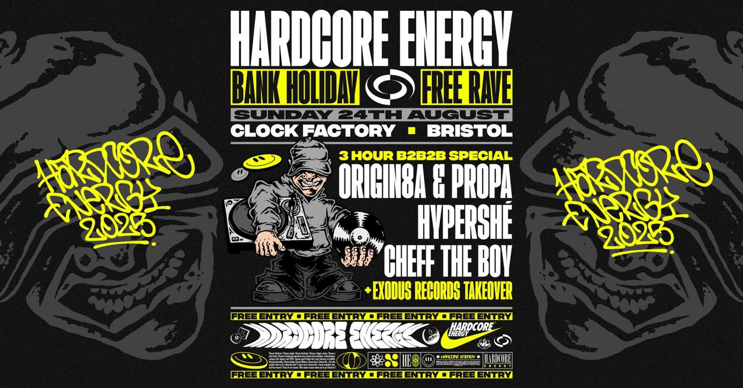 Hardcore Energy [Free Rave] Origin8A & Propa B2B Hypershé B2B Cheff The Boy (3 Hour Set)