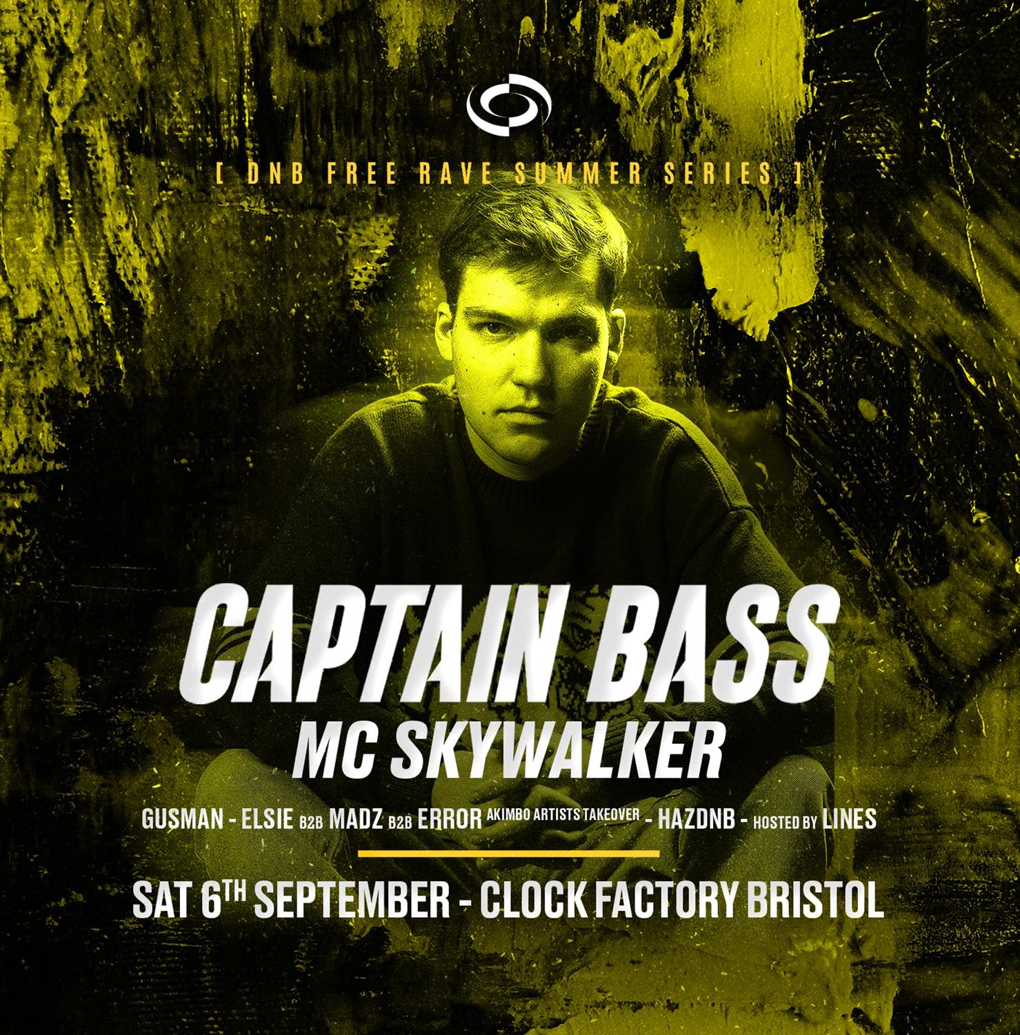 Dnb Free Rave [Bristol Summer Series] • Captain Bass & Mc Skywalker