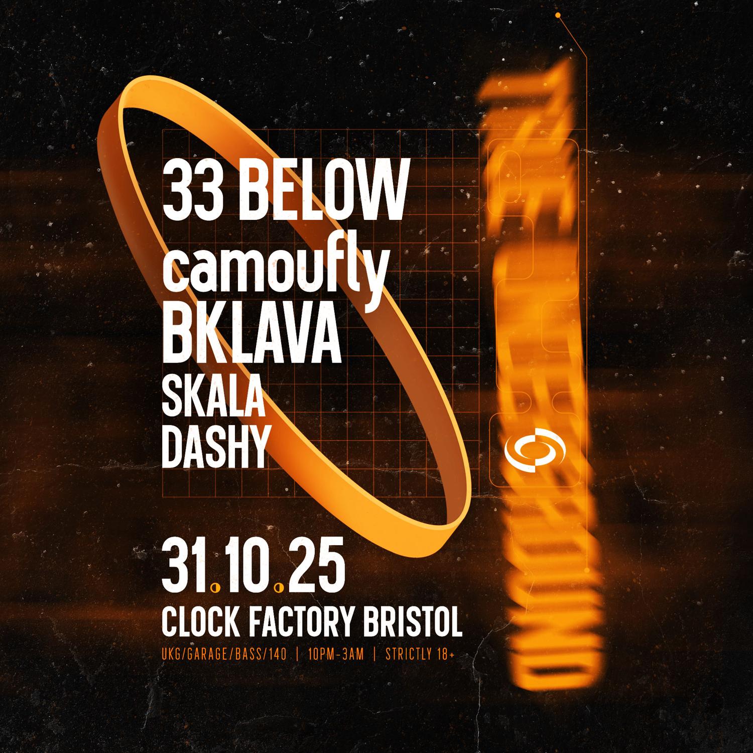 True Underground Halloween - 33 Below, Camoufly, Bklava + More