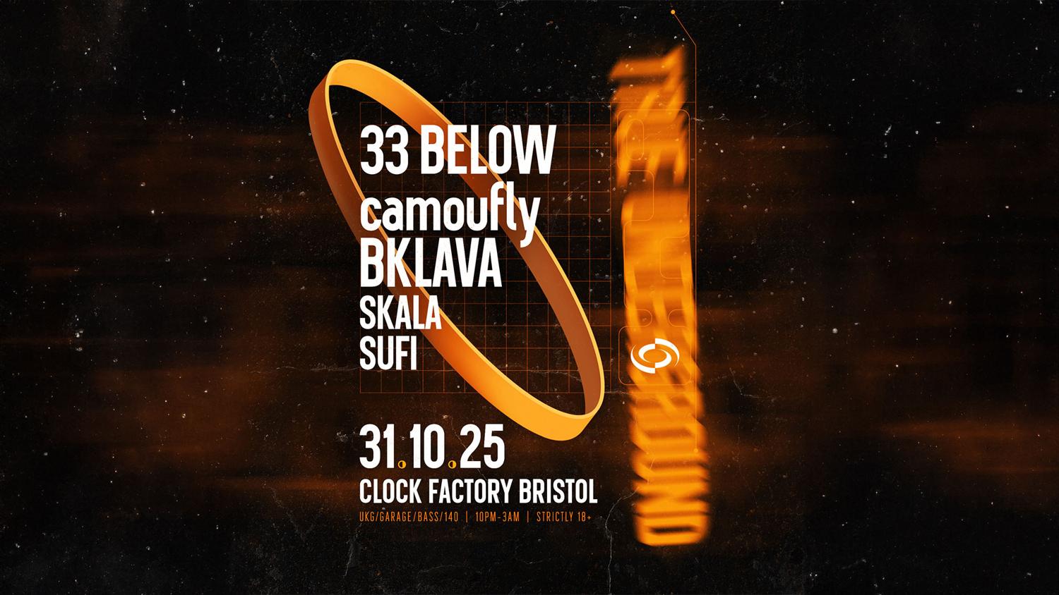 True Underground Halloween - 33 Below, Camoufly, Bklava + More