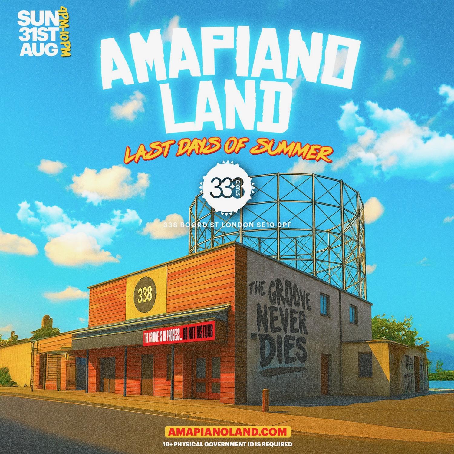 Amapianoland - London'S #1 Amapiano & Afrobeats Summer Closing Day Festival