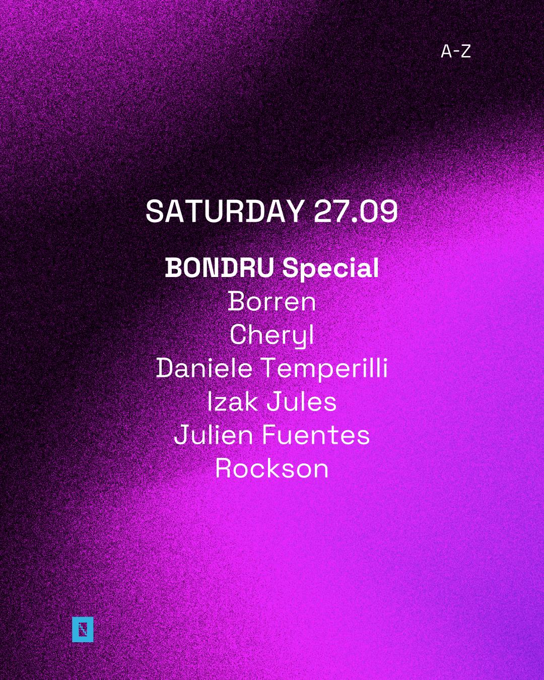 Toffler Presents Bondru Special