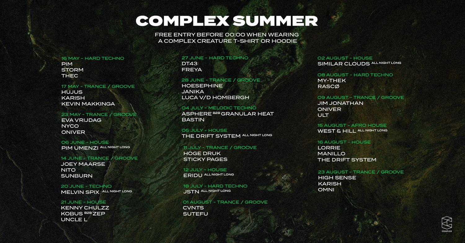 Complex Summer With West & Hill (All Night Long)