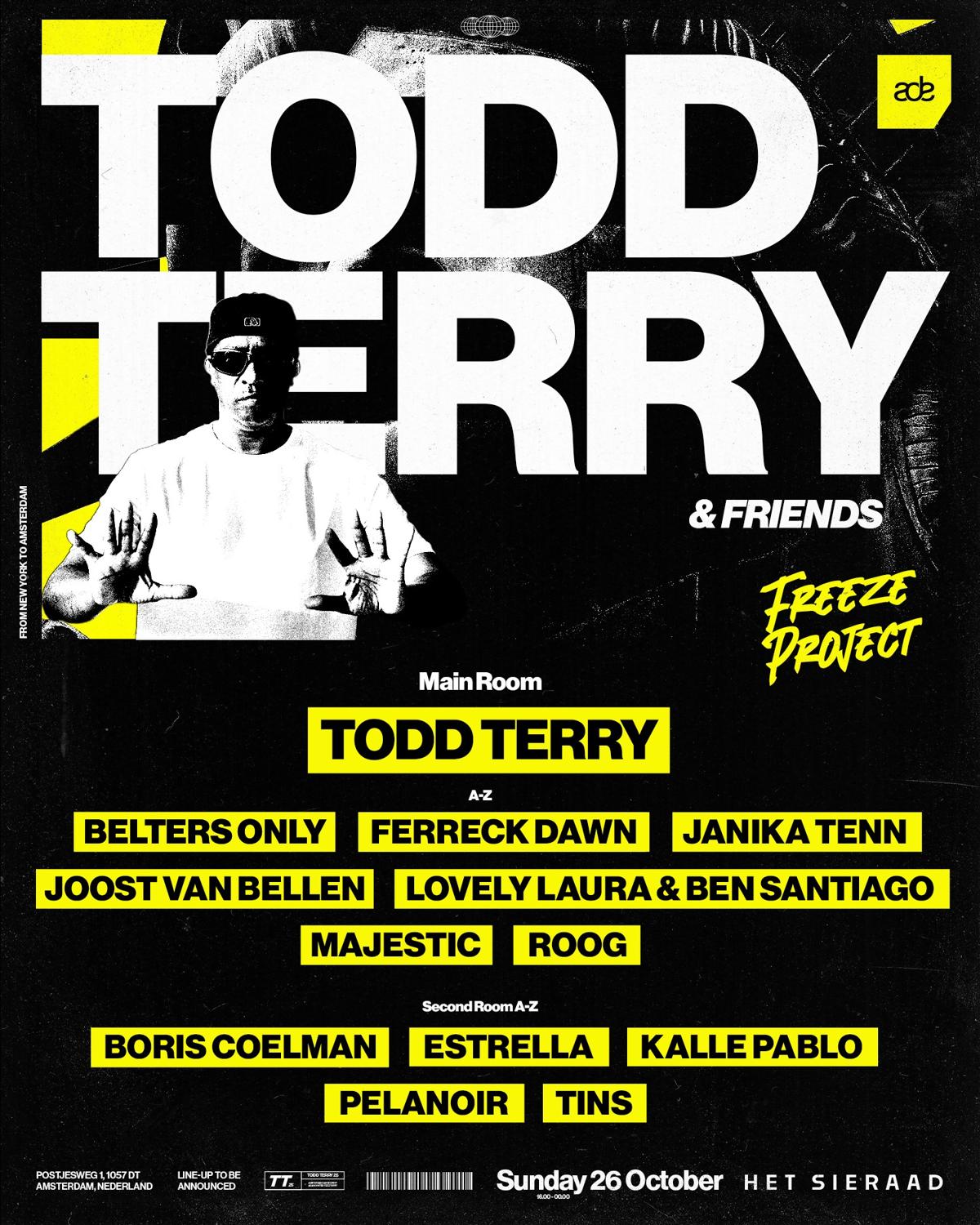 Todd Terry & Friends Ade 2025 - Freeze Project Special