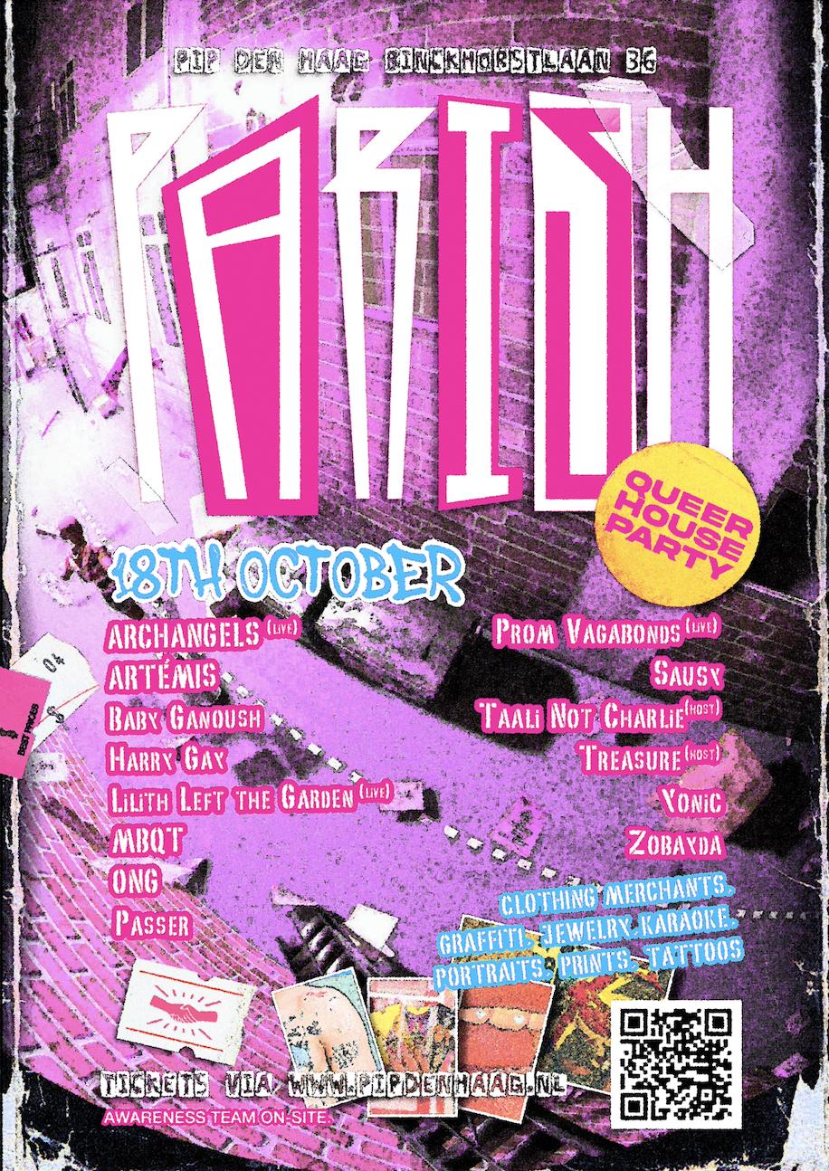 Pip Presents Parish X Queer House Party