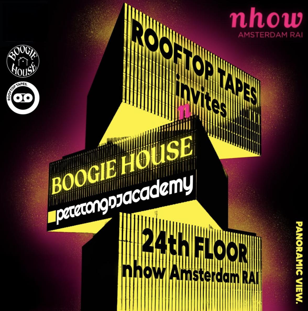 Boogie House & Rooftop Tapes Invites Pete Tong