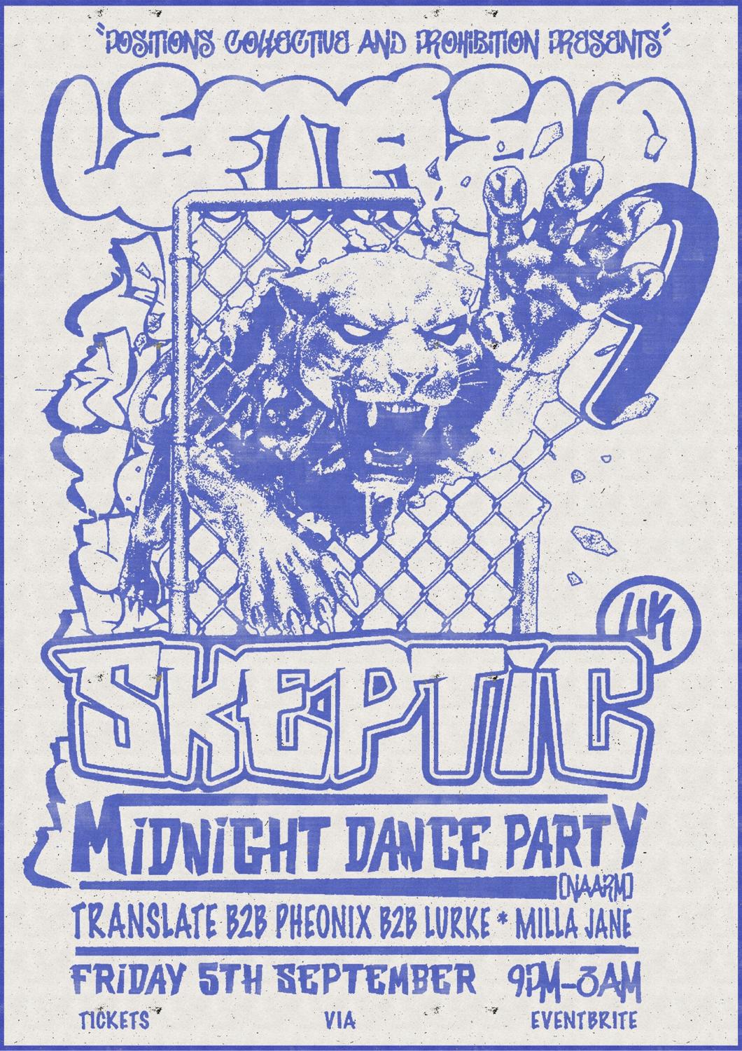Skeptic (Uk) & Midnight Dance Party (Narrm) • Left:Field [6.0]