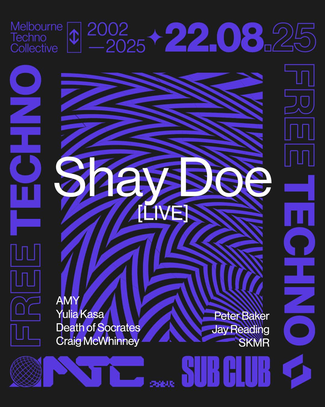 Melbourne Techno Collective Près Free Techno