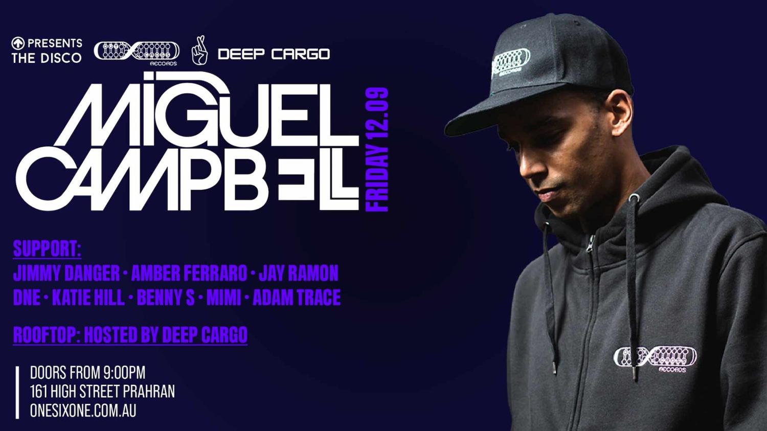 Miguel Campbell + Deep Cargo Rooftop Takeover - Onesixone