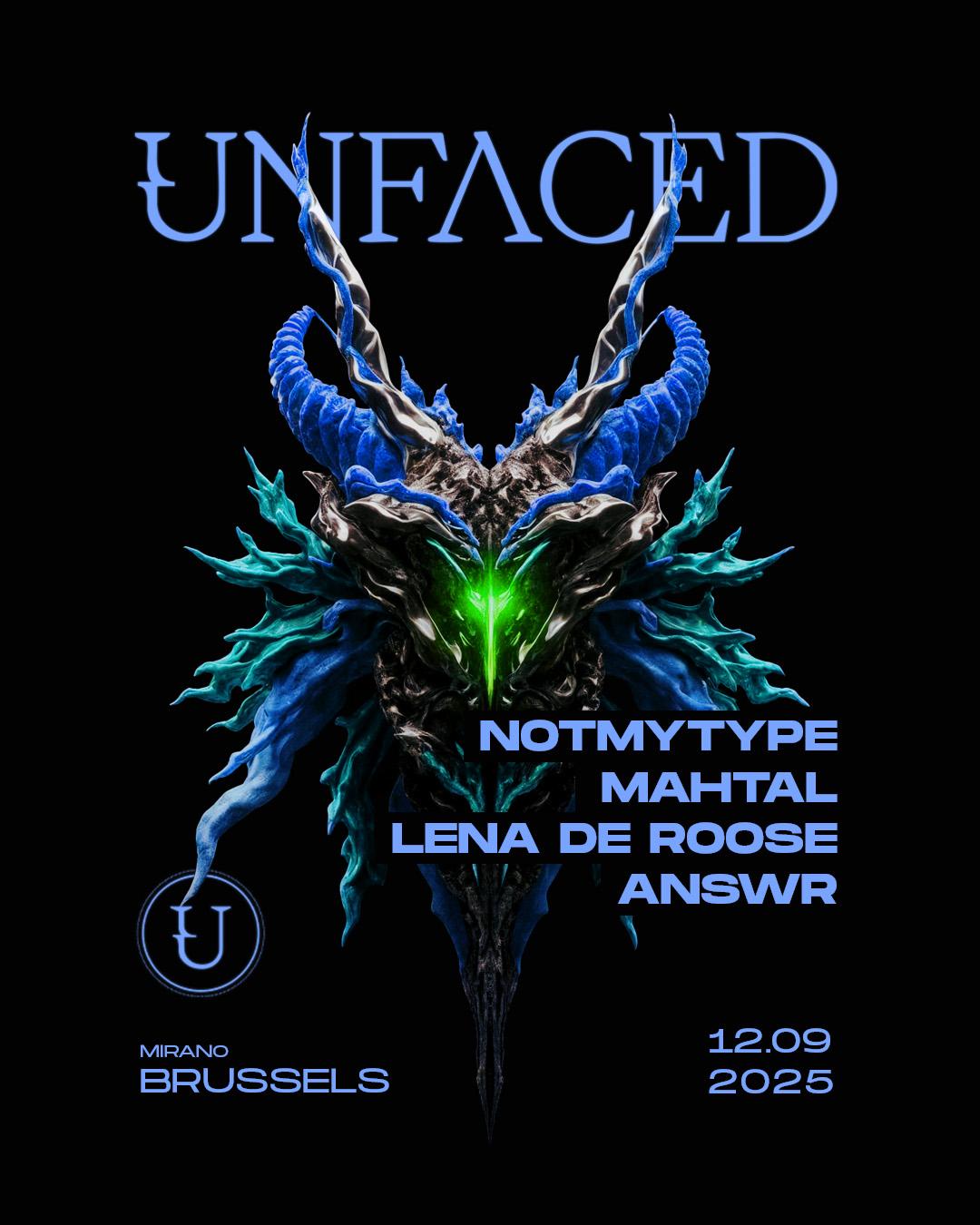 Unfaced Brussels With Notmytype, Mahtal, Lena De Roose, Answr