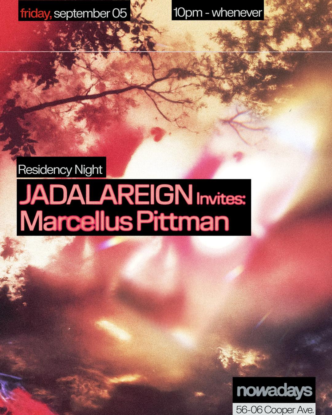 Residency Night: Jadalareign Invites Marcellus Pittman