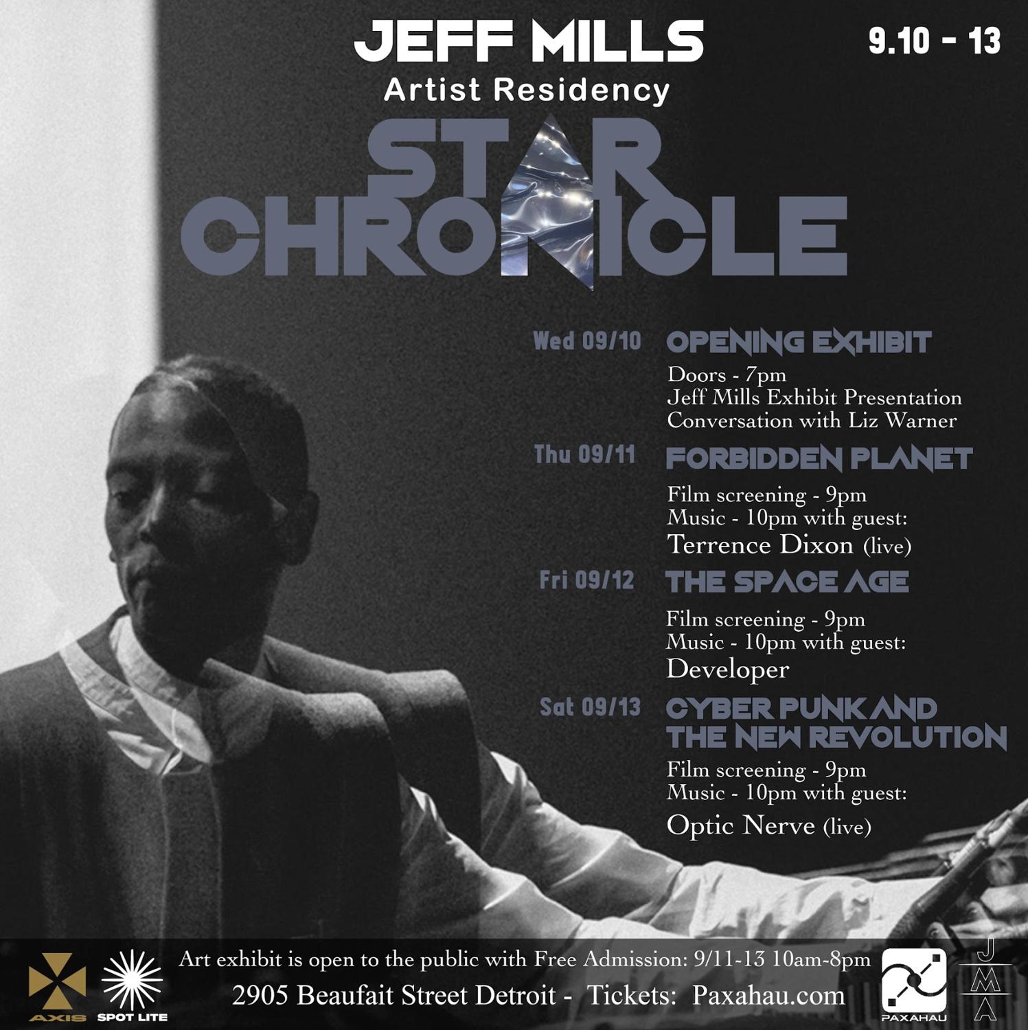 Jeff Mills Presents: Star Chronicle Artist Residency