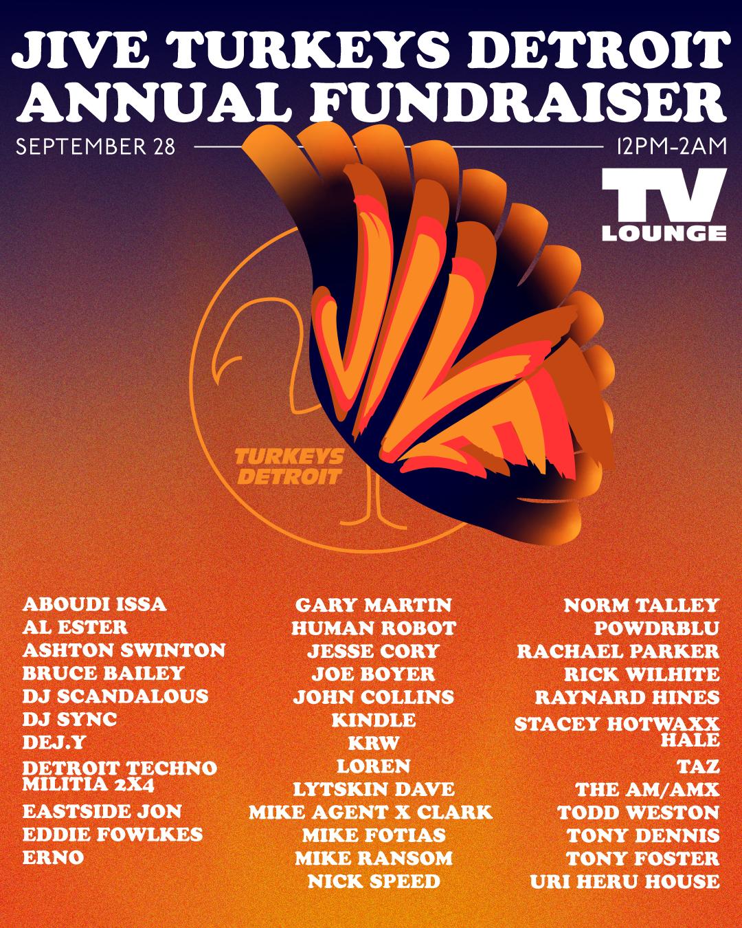 Jive Turkeys Detroit Annual Fundraiser