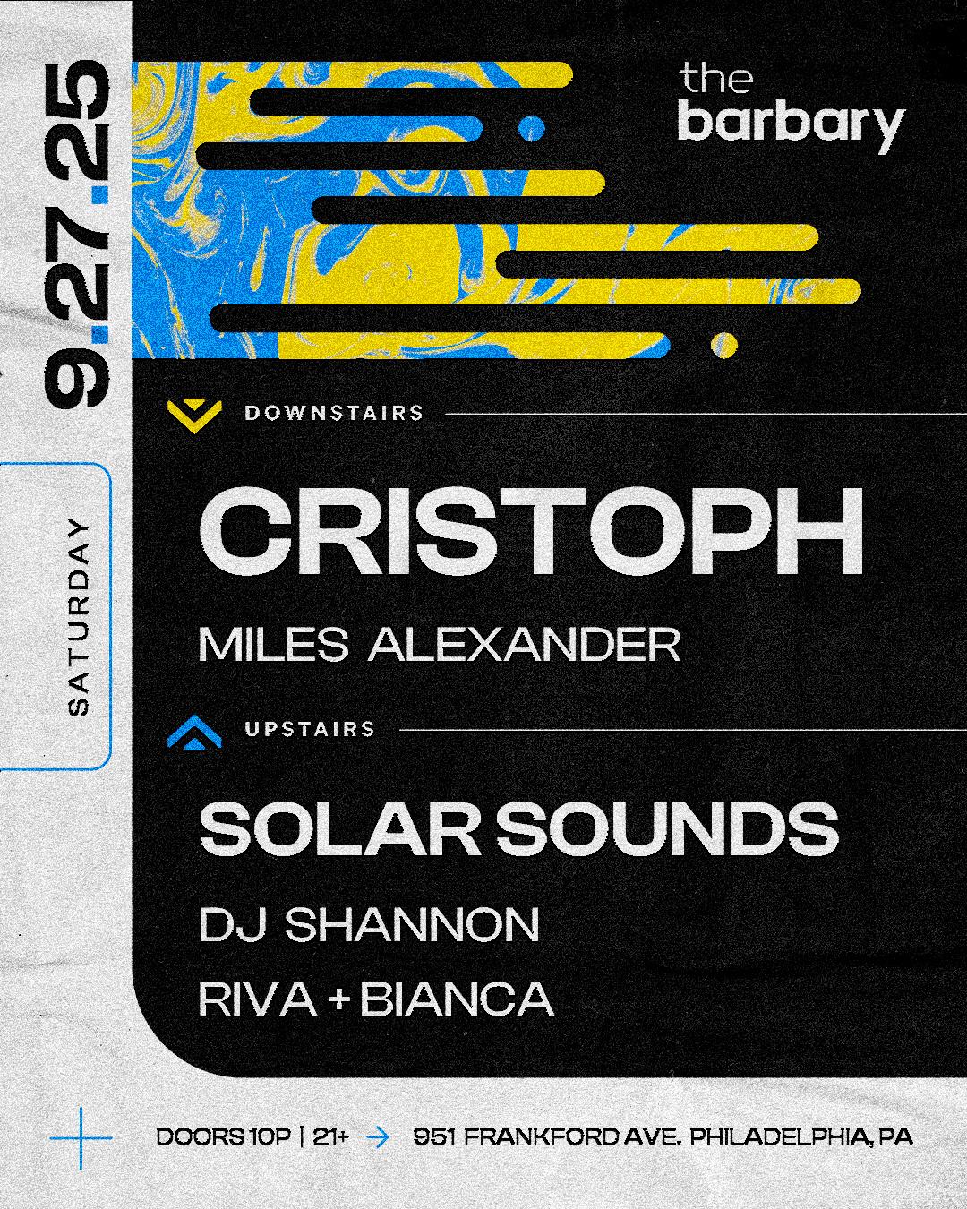 The Barbary Pres. Cristoph // Solar Sounds