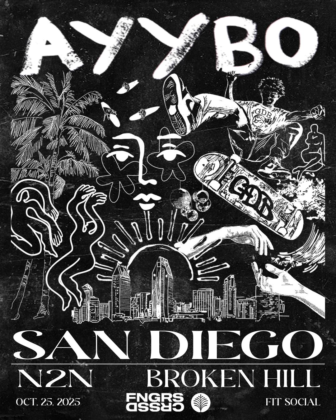 Fngrs Crssd Presents Palms Beach Club With Ayybo