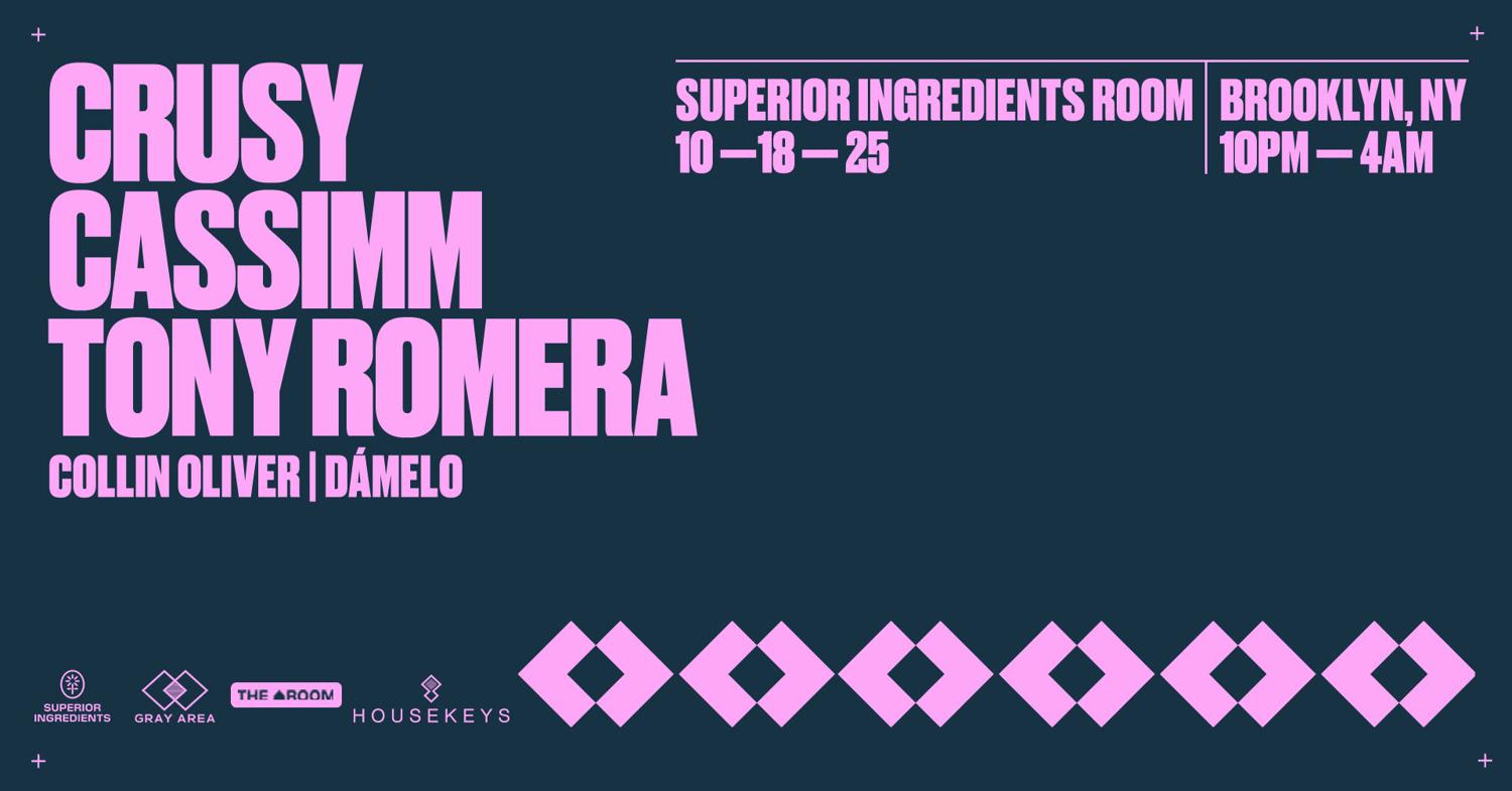 Cassimm X Crusy X Tony Romera In The Room By Gray Area