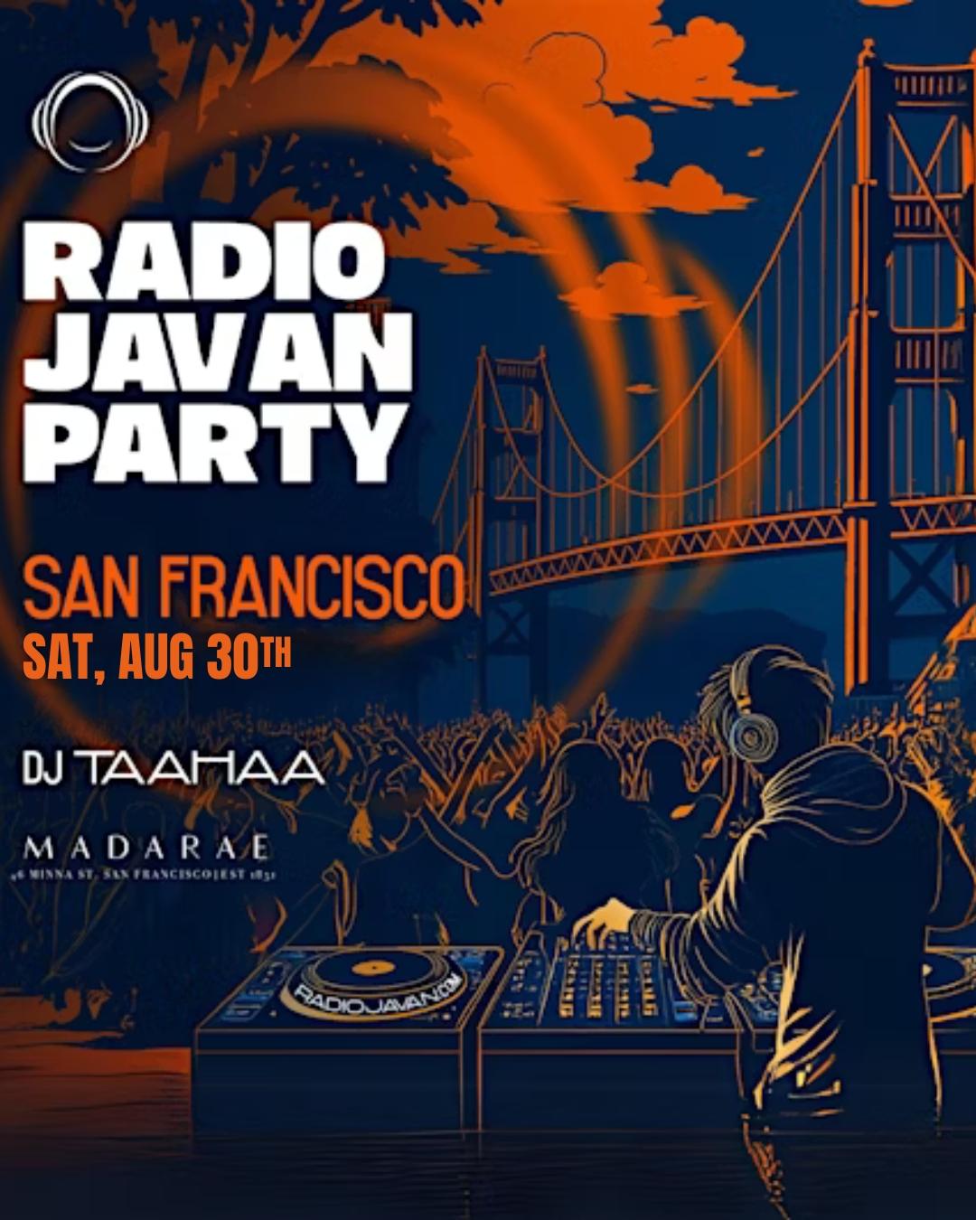 Radio Javan Party With Dj Taahaa At Madarae Nightclub San Francisco