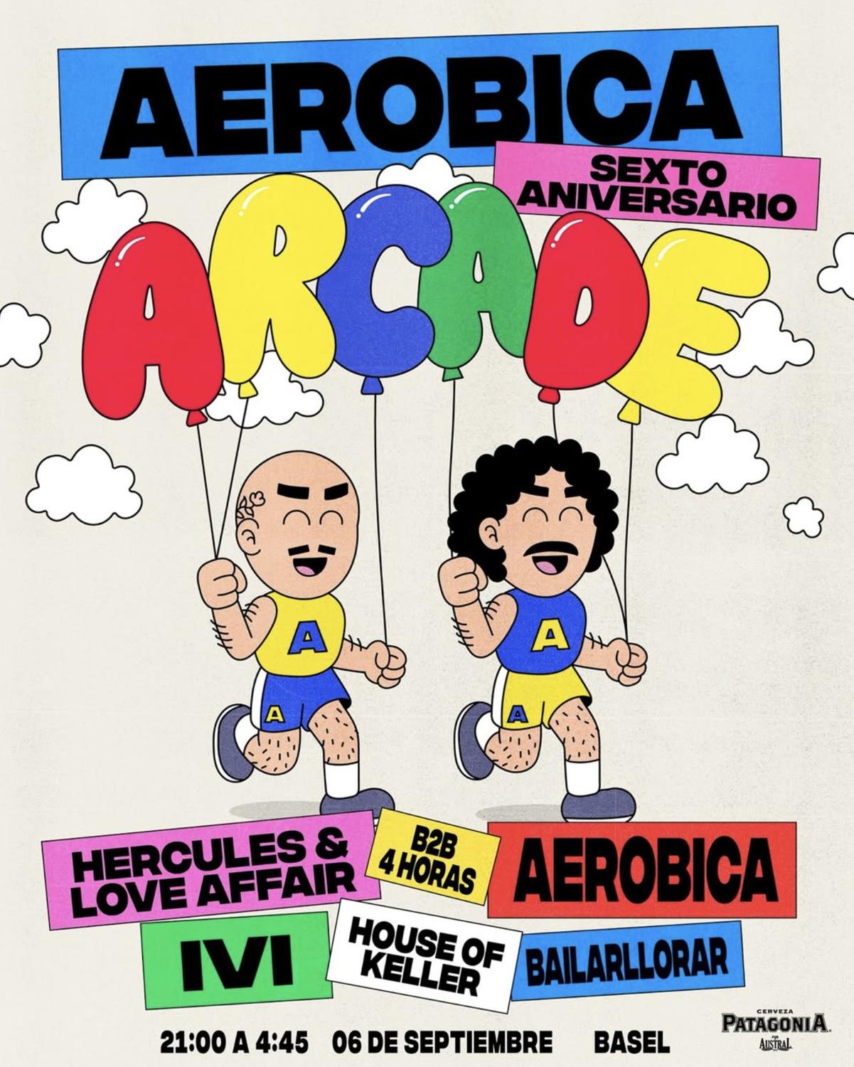Aerobica Sexto Aniversario: B2B Hercules & Love Affair + Invitados