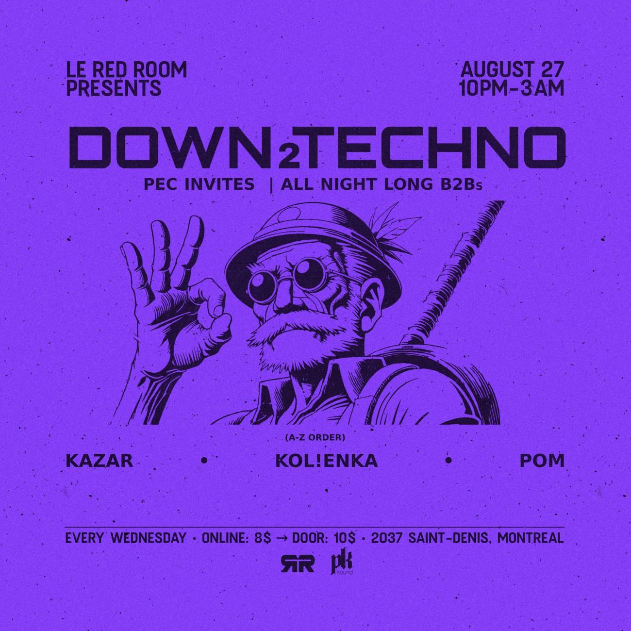 Down2Techno (Every Wednesday)