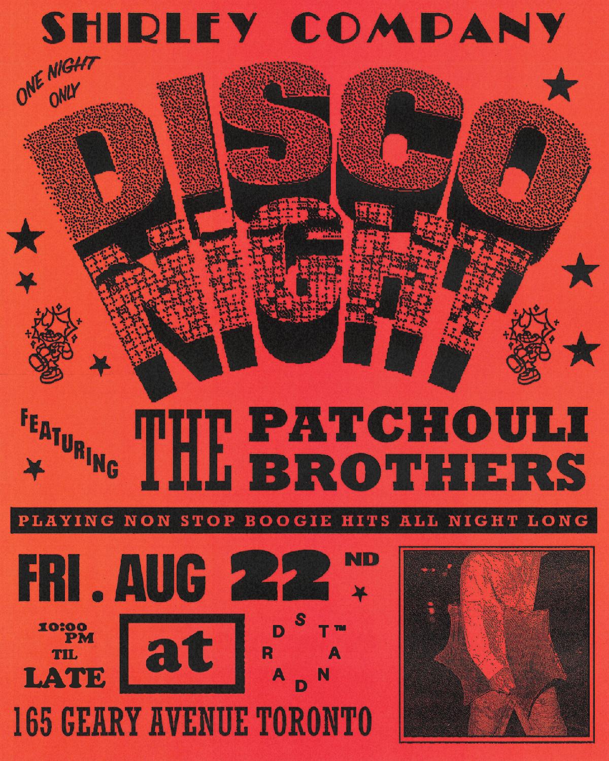 261: Shirley Disco Night Featuring The Patchouli Brothers All Night Long