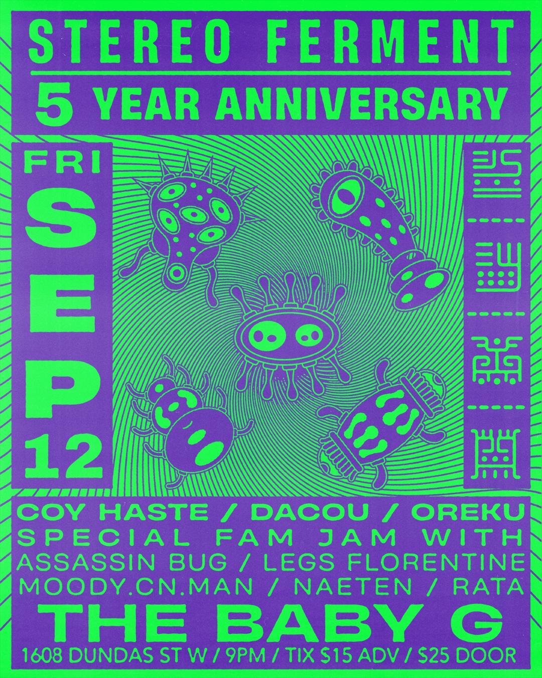 Stereo Ferment 5 Year Anniversary