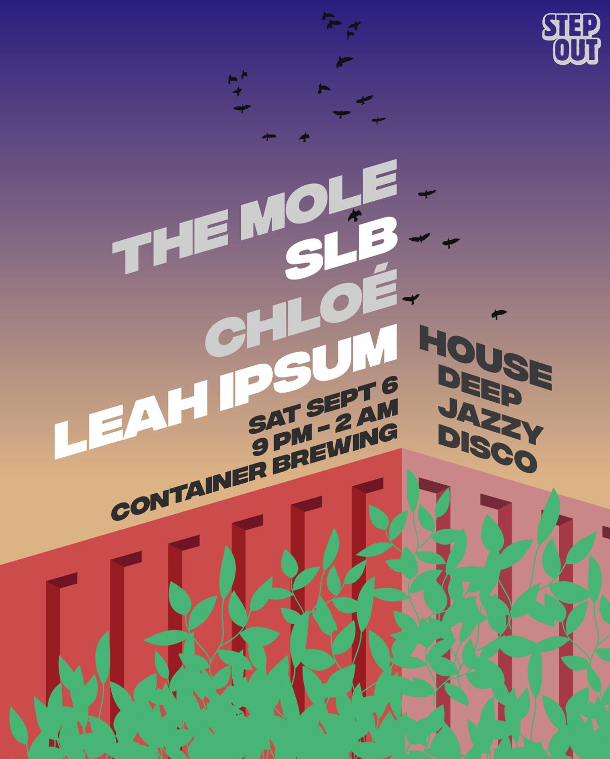 Step Out At Container: The Mole
