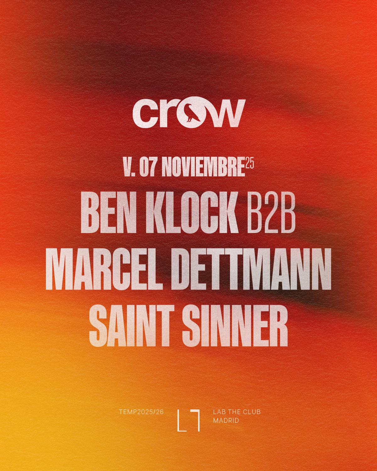 Crow With Ben Klock B2B Marcel Dettmann