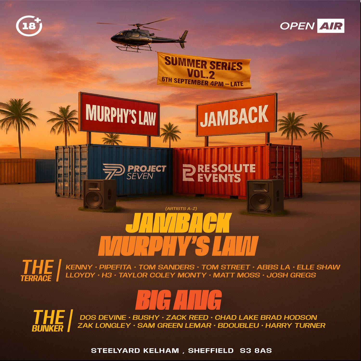 Project Seven X Resolute: Murphy'S Law / Jamback / Big Ang At Steelyard Sheffield