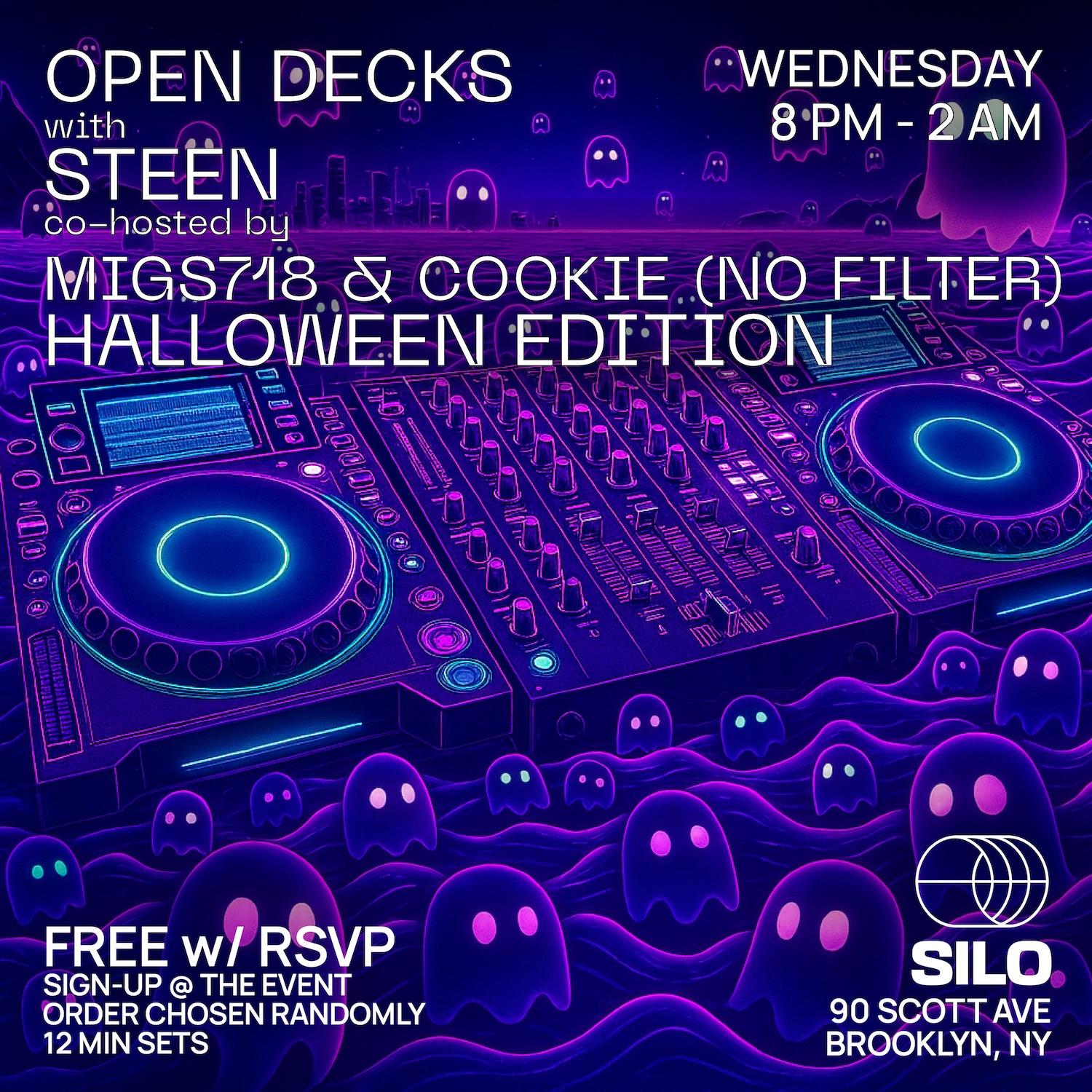 Open Decks With Steen, Migs718 And Cookie - Halloween Edition