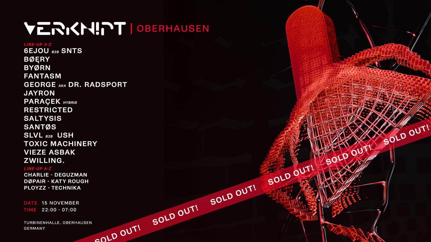 Sold Out | Verknipt Oberhausen - 15 November