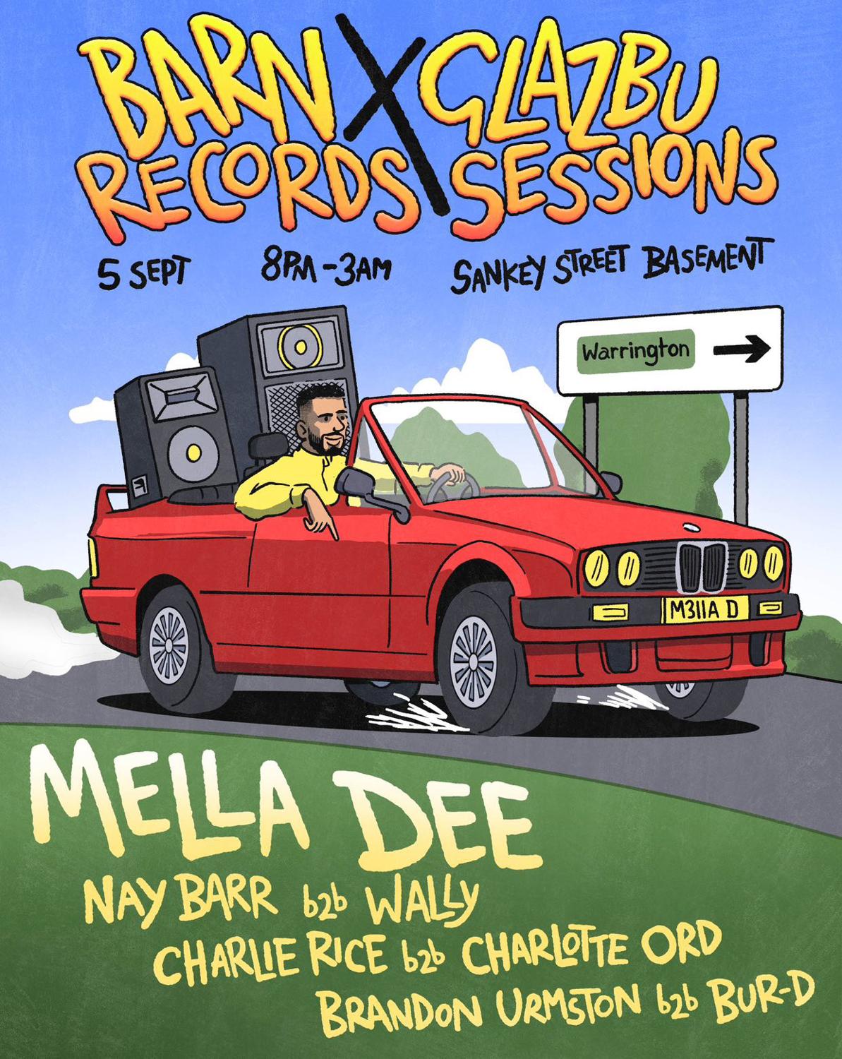 Barn Records X Glazbu Sessions Presents: Mella Dee