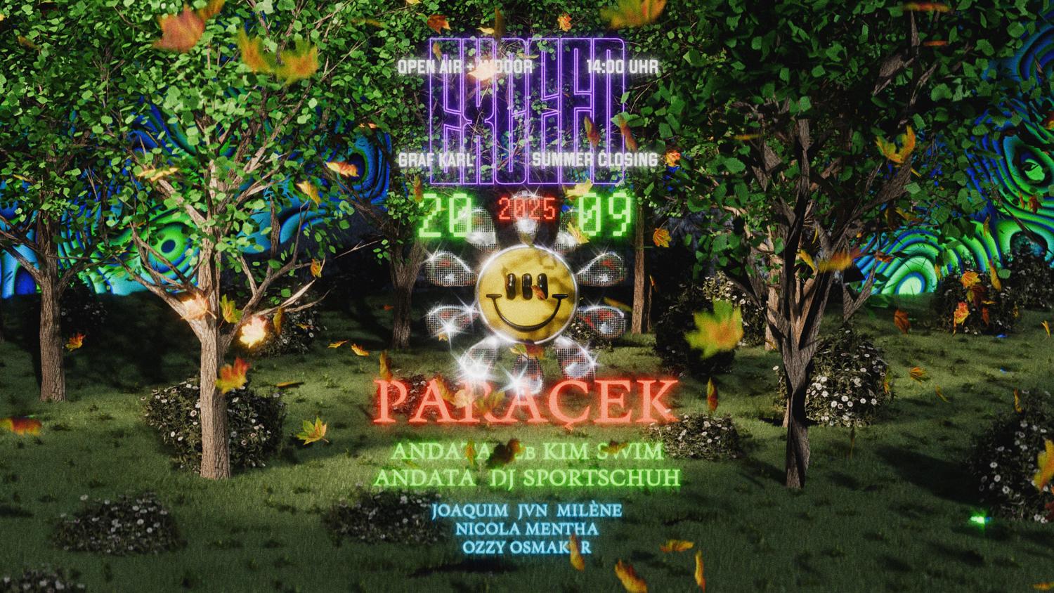 Exceed Open Air Season Closing With Paraçek, Andata, Andata B2B Kim Swim & Dj Sportschuh