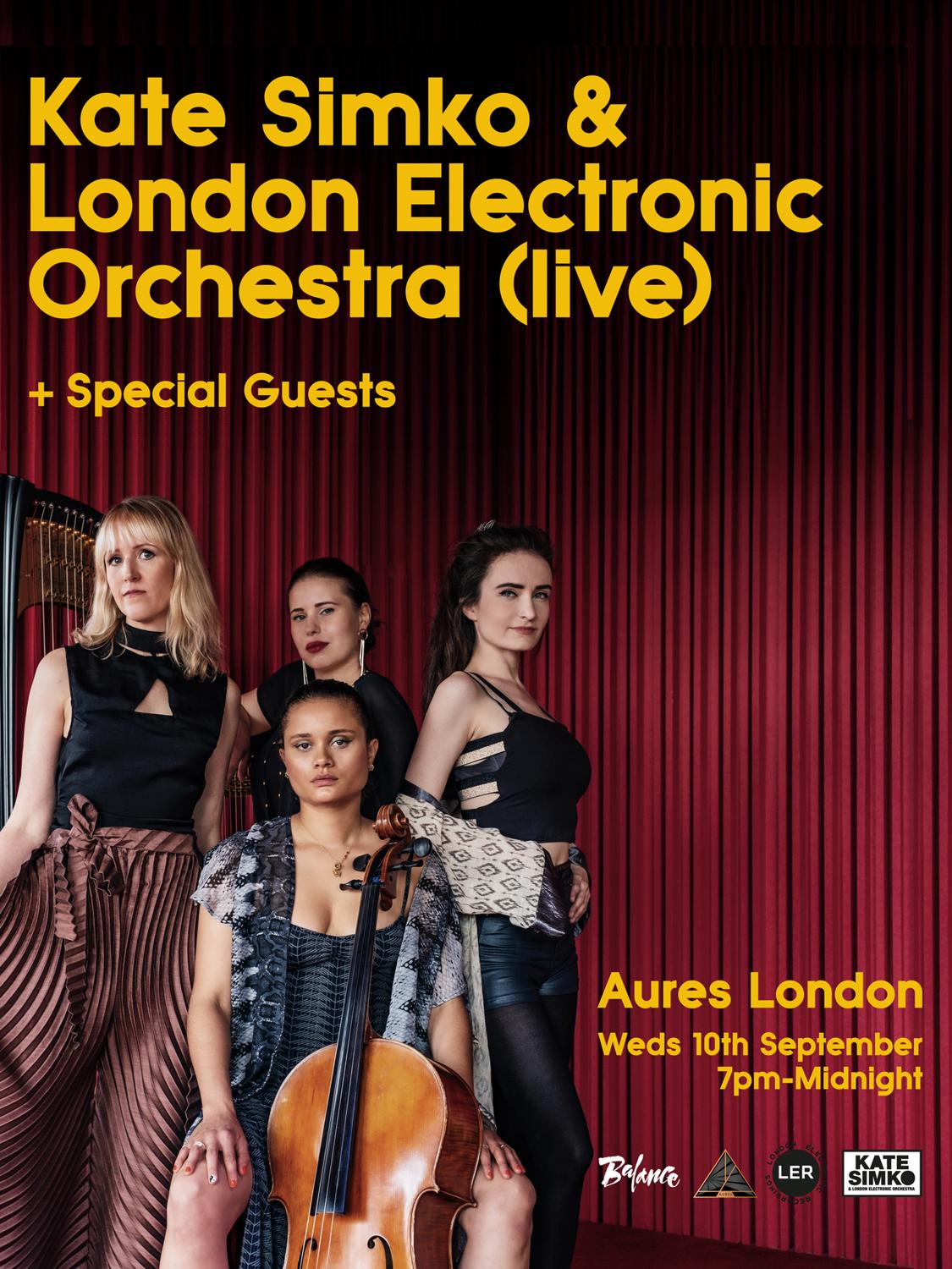 Kate Simko & London Electronic Orchestra (Live) + Laidlaw + Bekefi 