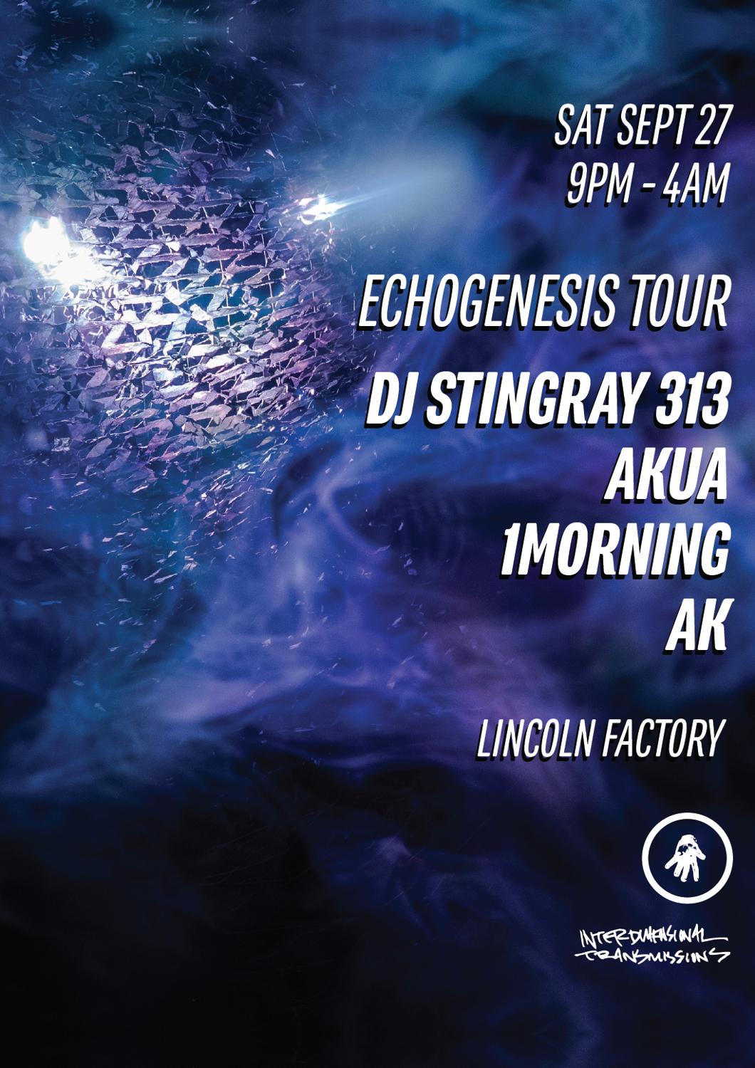 I.T. Presents Dj Stingray 313'S Echogenesis Tour 