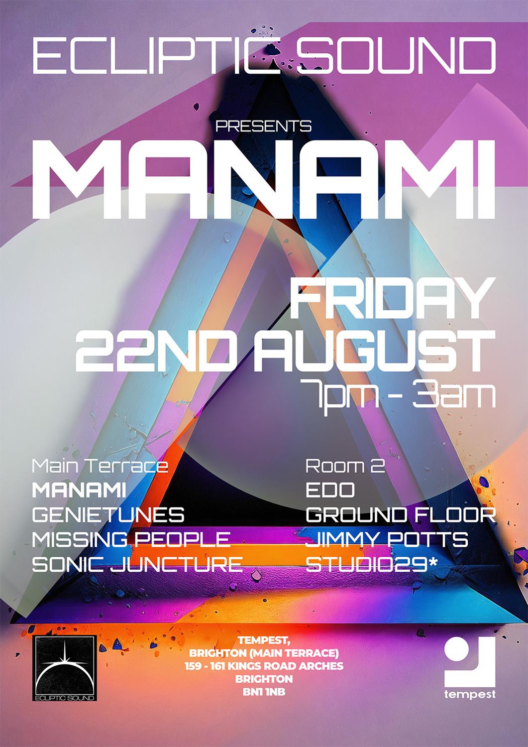 Ecliptic Sound Presents: Manami
