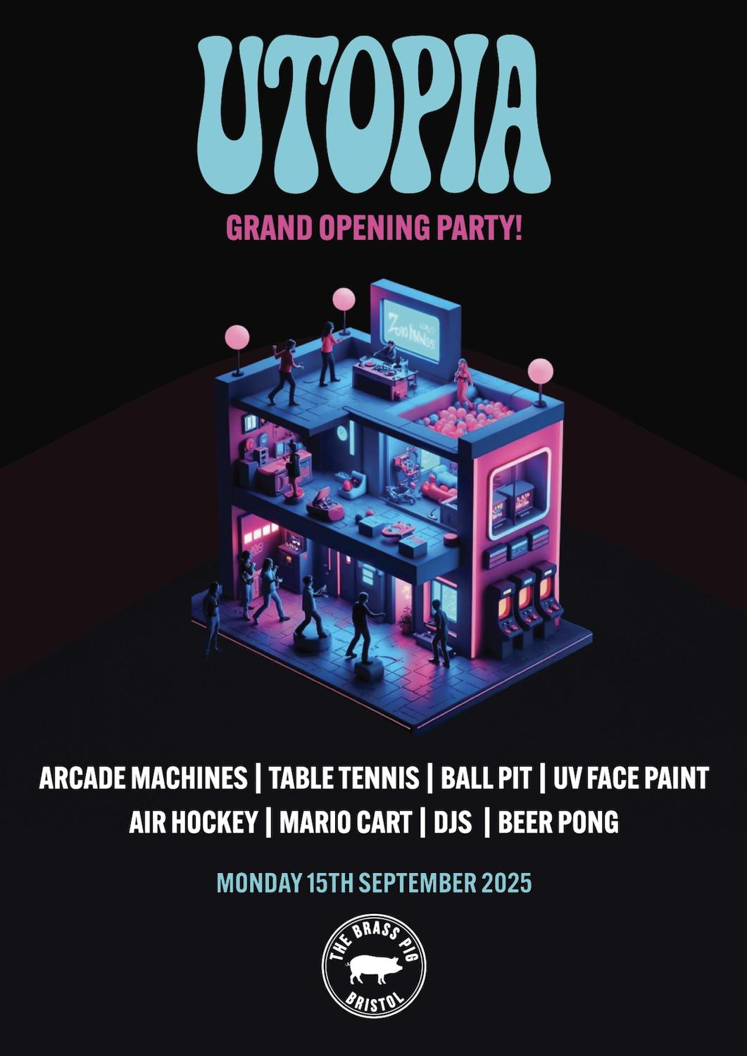 Utopia 15Th September - Grand Opening Party
