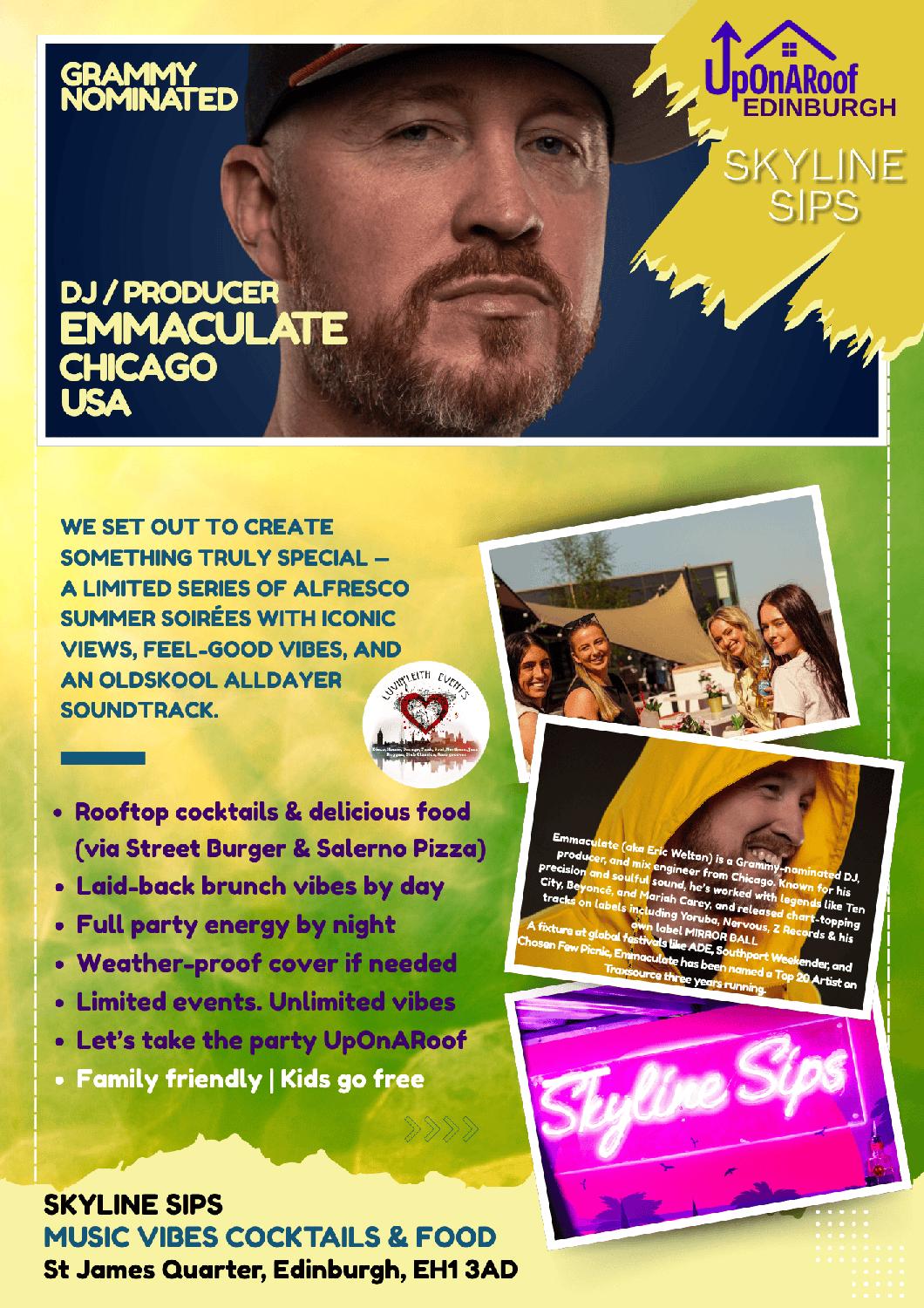 Uponaroof Alfresco Alldayer - Dj Emmaculate (Chicago) - Craig Smith